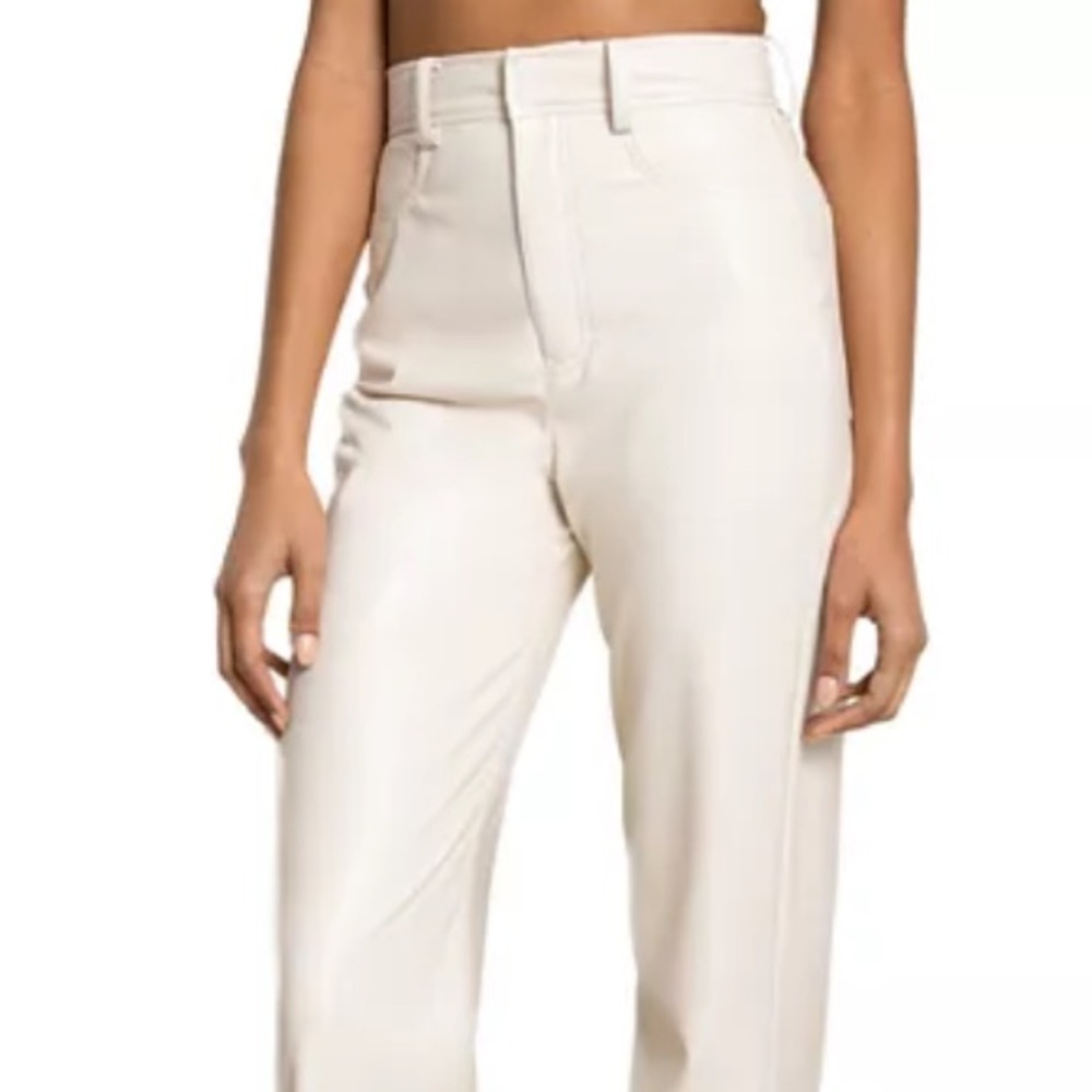 NWT A.L.C. Christopher Faux Leather Leg Pants Size 2 - Picture 5 of 16